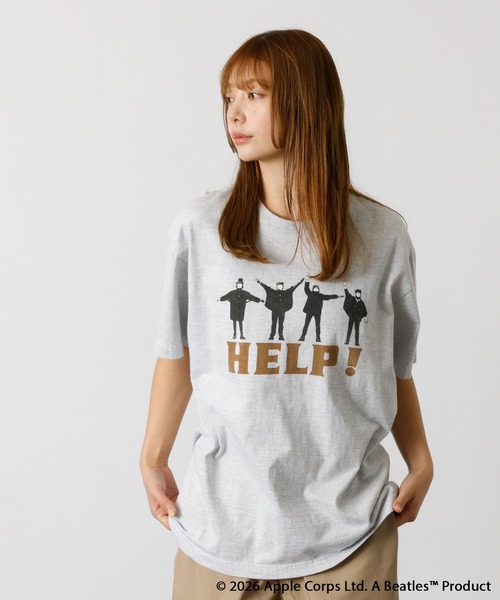 GOOD ROCK SPEED(グッドロックスピード)の「【GOOD ROCK SPEED/グッドロックスピード】THE BEATLES /ビートルズロゴTEE / バンドTシャツ(Tシャツ/カットソー・メンズ・ホワイト系その他/ブラック系その他/ホワイト系その他2/ブラック系その他2/ネイビー/グレー系その他/ベージュ系その他・M/L/XL)」の5枚目の写真