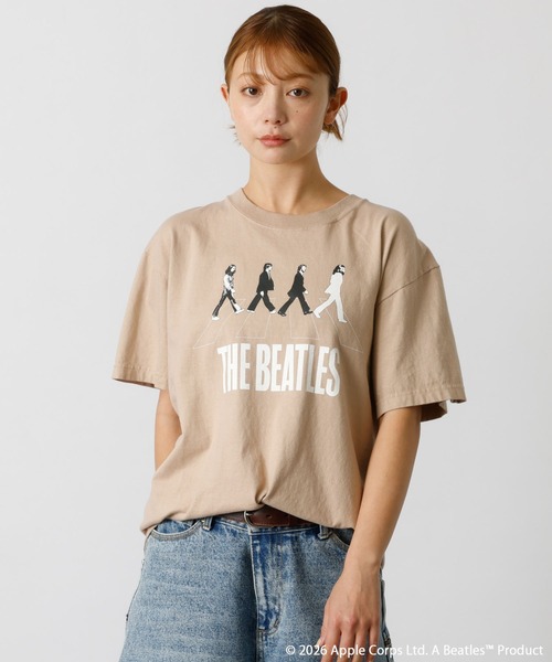 GOOD ROCK SPEED(グッドロックスピード)の「【GOOD ROCK SPEED/グッドロックスピード】THE BEATLES /ビートルズロゴTEE / バンドTシャツ(Tシャツ/カットソー・メンズ・ホワイト系その他/ブラック系その他/ホワイト系その他2/ブラック系その他2/ネイビー/グレー系その他/ベージュ系その他・M/L/XL)」の6枚目の写真