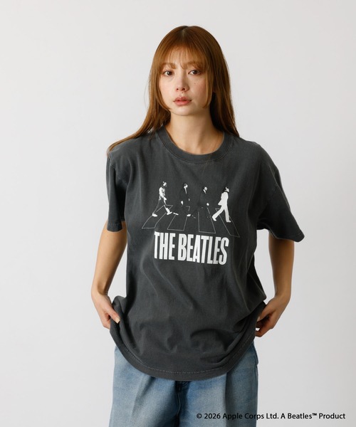 GOOD ROCK SPEED(グッドロックスピード)の「【GOOD ROCK SPEED/グッドロックスピード】THE BEATLES /ビートルズロゴTEE / バンドTシャツ(Tシャツ/カットソー・メンズ・ホワイト系その他/ブラック系その他/ホワイト系その他2/ブラック系その他2/ネイビー/グレー系その他/ベージュ系その他・M/L/XL)」の22枚目の写真