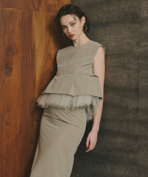 【新品タグ付】ANDRESD/peplum setup dress/アンドレスド 楽天市場】＼全品1000円0FF_◇クーポン配布中／7/27_23:59_まで