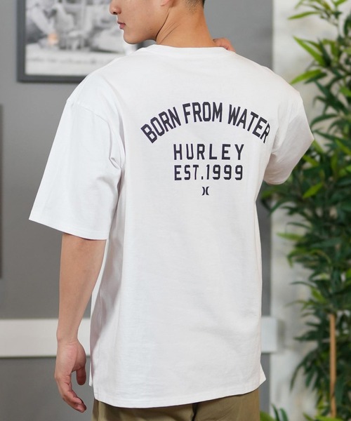 Hurley (ハーレー)の「Hurley/ハーレー 半袖Tシャツ バックプリント MCSS251055(Tシャツ/カットソー・メンズ・グレイッシュベージュ/ブラック/ホワイト・L/M/S)」の1枚目の写真
