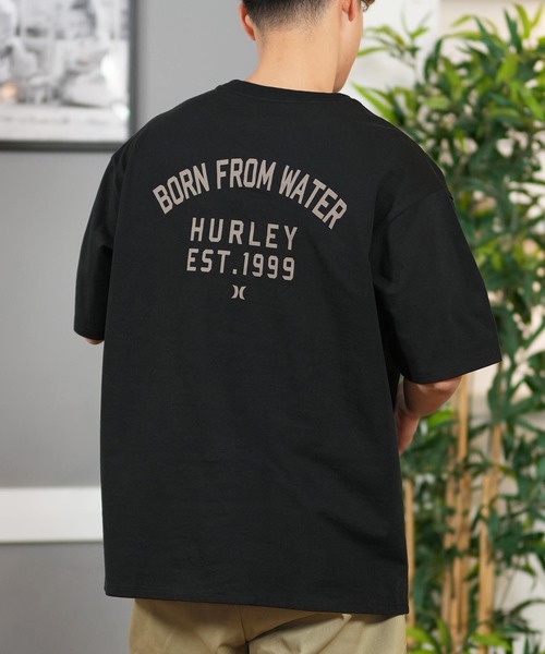 Hurley (ハーレー)の「Hurley/ハーレー 半袖Tシャツ バックプリント MCSS251055(Tシャツ/カットソー・メンズ・グレイッシュベージュ/ブラック/ホワイト・L/M/S)」の2枚目の写真