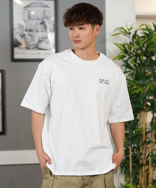 Hurley (ハーレー)の「Hurley/ハーレー 半袖Tシャツ バックプリント MCSS251055(Tシャツ/カットソー・メンズ・グレイッシュベージュ/ブラック/ホワイト・L/M/S)」の4枚目の写真