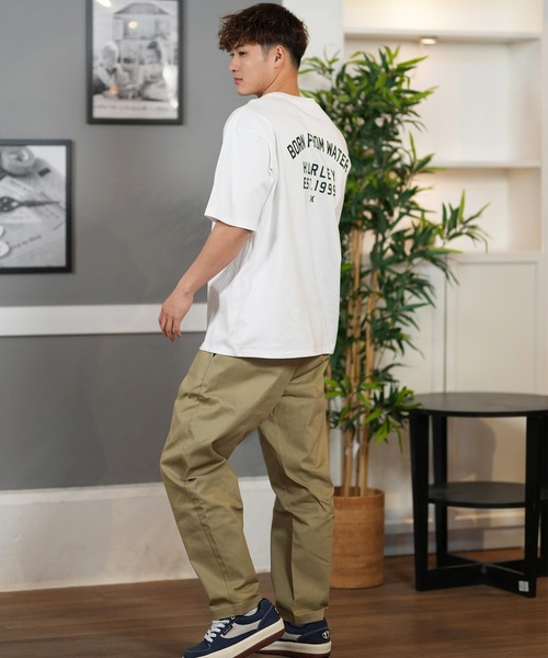 Hurley (ハーレー)の「Hurley/ハーレー 半袖Tシャツ バックプリント MCSS251055(Tシャツ/カットソー・メンズ・グレイッシュベージュ/ブラック/ホワイト・L/M/S)」の9枚目の写真