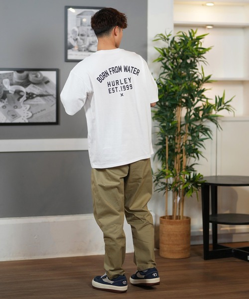 Hurley (ハーレー)の「Hurley/ハーレー 半袖Tシャツ バックプリント MCSS251055(Tシャツ/カットソー・メンズ・グレイッシュベージュ/ブラック/ホワイト・L/M/S)」の10枚目の写真