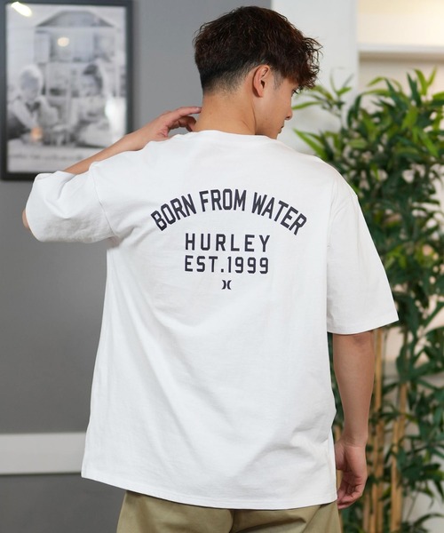 Hurley (ハーレー)の「Hurley/ハーレー 半袖Tシャツ バックプリント MCSS251055(Tシャツ/カットソー・メンズ・グレイッシュベージュ/ブラック/ホワイト・L/M/S)」の6枚目の写真