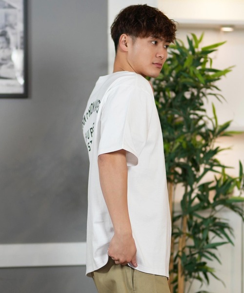 Hurley (ハーレー)の「Hurley/ハーレー 半袖Tシャツ バックプリント MCSS251055(Tシャツ/カットソー・メンズ・グレイッシュベージュ/ブラック/ホワイト・L/M/S)」の7枚目の写真