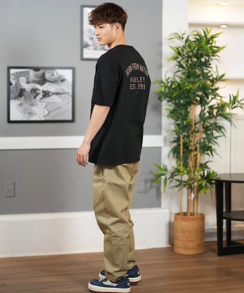 Hurley (ハーレー)の「Hurley/ハーレー 半袖Tシャツ バックプリント MCSS251055(Tシャツ/カットソー・メンズ・グレイッシュベージュ/ブラック/ホワイト・L/M/S)」の16枚目の写真