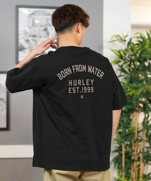 Hurley (ハーレー)の「Hurley/ハーレー 半袖Tシャツ バックプリント MCSS251055(Tシャツ/カットソー・メンズ・グレイッシュベージュ/ブラック/ホワイト・L/M/S)」の13枚目の写真