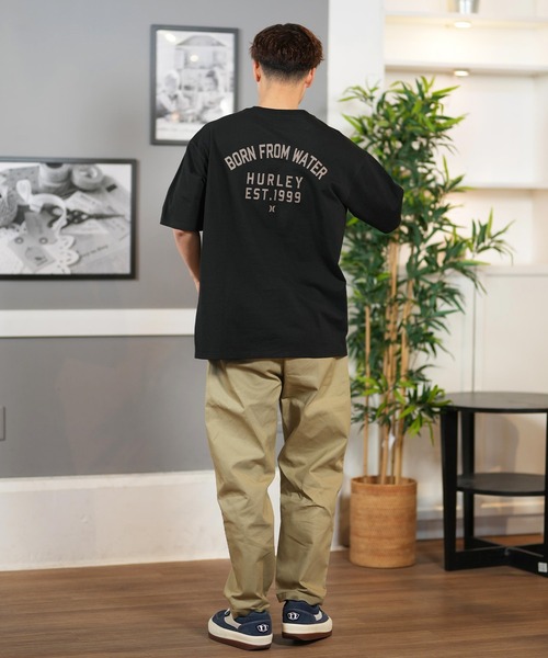 Hurley (ハーレー)の「Hurley/ハーレー 半袖Tシャツ バックプリント MCSS251055(Tシャツ/カットソー・メンズ・グレイッシュベージュ/ブラック/ホワイト・L/M/S)」の17枚目の写真