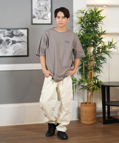 Hurley (ハーレー)の「Hurley/ハーレー 半袖Tシャツ バックプリント MCSS251055(Tシャツ/カットソー・メンズ・グレイッシュベージュ/ブラック/ホワイト・L/M/S)」の22枚目の写真