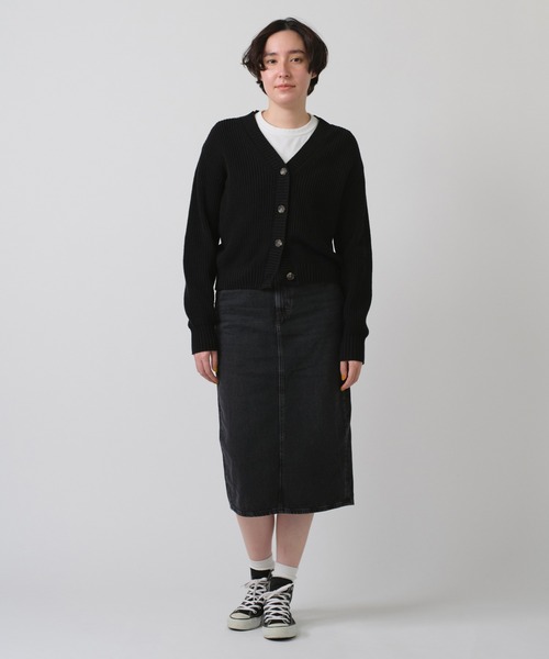 Levi's(リーバイス)の「Levi's/リーバイス SNOWFLAKE カーディガン(カーディガン/ボレロ・レディース・ブラック・XS/S/M)」の4枚目の写真