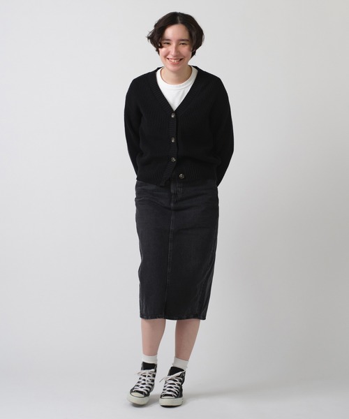 Levi's(リーバイス)の「Levi's/リーバイス SNOWFLAKE カーディガン(カーディガン/ボレロ・レディース・ブラック・XS/S/M)」の6枚目の写真