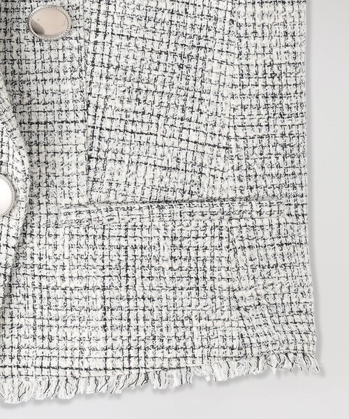 LOVELESS（ラブレス）の「ツイードジレ（ベスト・レディース・オフホワイト/ダークネイビー・36/34）」の16枚目の写真