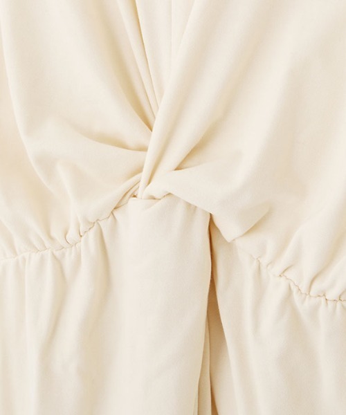 ETRE TOKYO（エトレトウキョウ）の「ウエストドレープロングワンピース（ワンピース・レディース・アイボリー/ネイビー・S/M）」の20枚目の写真