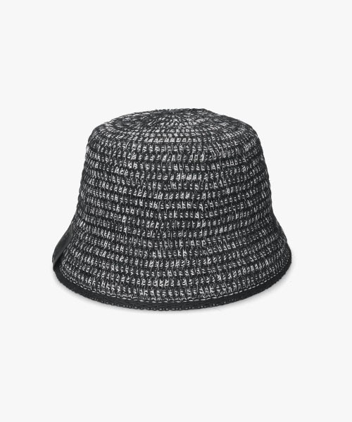 Chapeau d' O（シャポードオー）の「Chapeau d' O  TM Ini-Tab Bucket / シャポードオー（ハット・レディース・ブラック/ベージュ・M/57.5cm）」の4枚目の写真