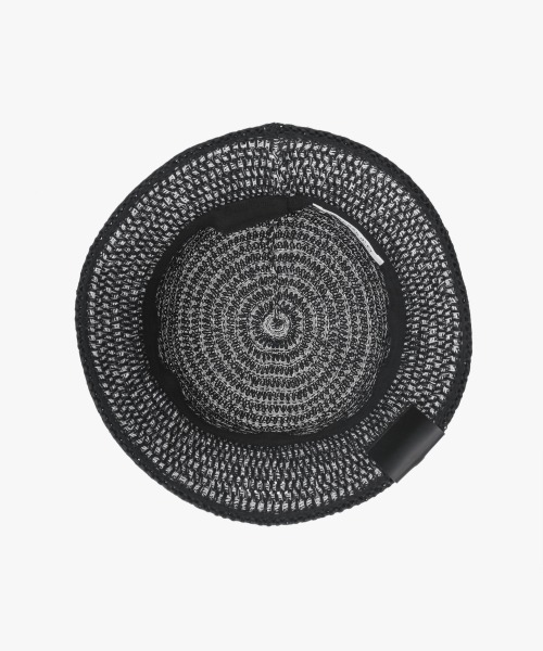 Chapeau d' O（シャポードオー）の「Chapeau d' O  TM Ini-Tab Bucket / シャポードオー（ハット・レディース・ブラック/ベージュ・M/57.5cm）」の7枚目の写真