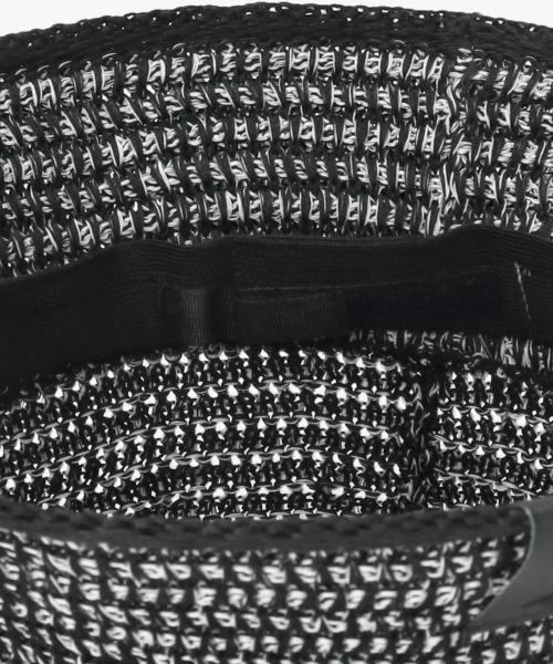 Chapeau d' O（シャポードオー）の「Chapeau d' O  TM Ini-Tab Bucket / シャポードオー（ハット・レディース・ブラック/ベージュ・M/57.5cm）」の11枚目の写真