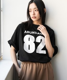 半袖カレッジナンバリングTシャツ