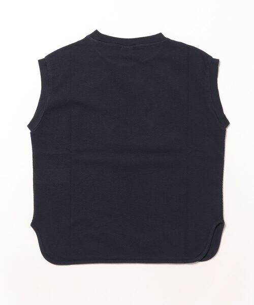 Wynken（ウィンケン）の「Wynken / ノースリーブW.K Tシャツ（Tシャツ/カットソー・キッズ・ネイビー・2Y/4Y/6Y/8Y）」の5枚目の写真