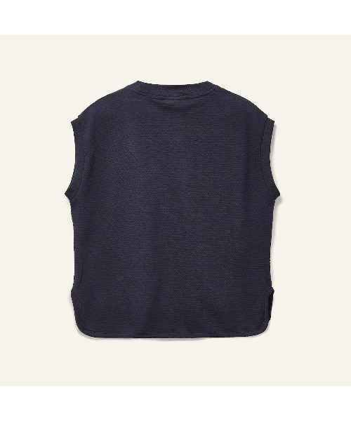 Wynken（ウィンケン）の「Wynken / ノースリーブW.K Tシャツ（Tシャツ/カットソー・キッズ・ネイビー・2Y/4Y/6Y/8Y）」の3枚目の写真