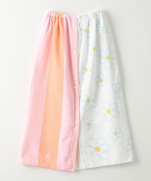 M　グリーンレーベルリラクシング　キッズ浴衣　2点 セール】GLR マキタオル フラワー 80cm / キッズ（スイムグッズ
