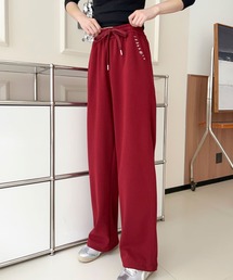 ハイウエストドローストリングパンツ