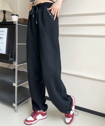 ハイウエストドローストリングパンツ