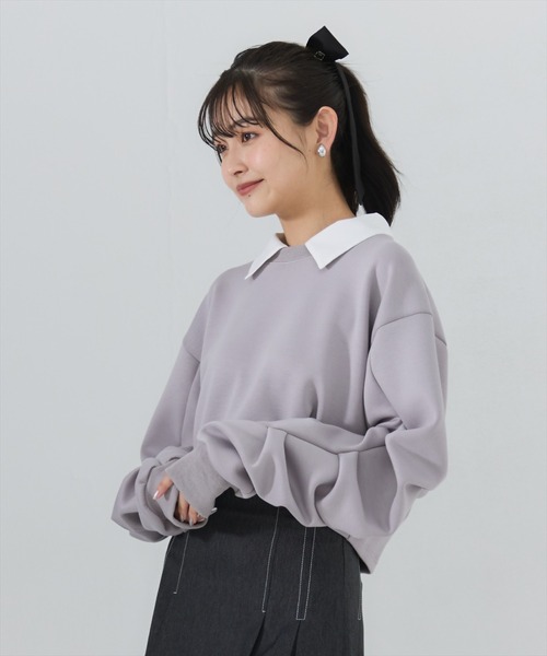 ドゥロワー　タックスリーブ　カットソー　ブラウス　トップス タックスリーブカットソー カットソー レディース[品番
