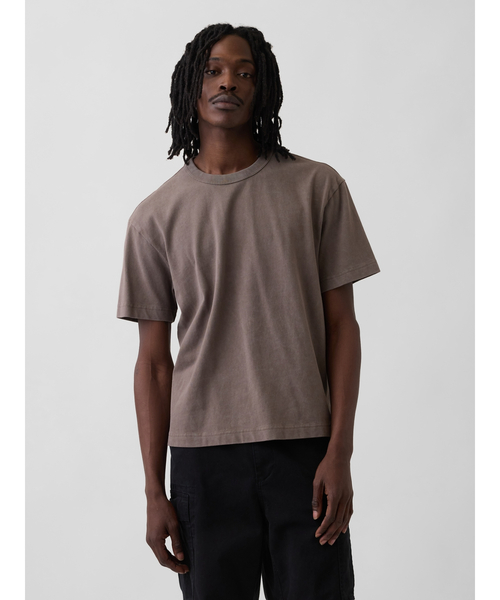 セール】ヘビーウェイト クロップドTシャツ 半袖 (ユニセックス)（T