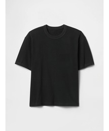 GAP（ギャップ）の「ヘビーウェイト クロップドTシャツ 半袖 (ユニセックス)（Tシャツ/カットソー）」