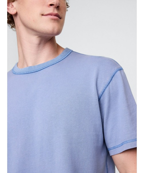 GAP(ギャップ)の「ヘビーウェイト クロップドTシャツ 半袖 (ユニセックス)(Tシャツ/カットソー・メンズ・ピンク/ホワイト/ベージュ/グレー/ブラック/グリーン/ブルー/スミクロ/ネイビー/パープル/ブラウン/カーキ/ワイン/イエロー/グリーン系その他/ブルー系その他/ローズ/ライトブルー/ブラウン系その他・XL/L/M/S/XS)」の20枚目の写真