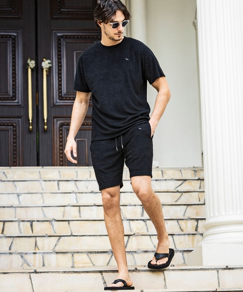 ウノピゥウノウグァーレトレ リラックス（1PIU1UGUALE3 RELAX）/1PIU1UGUALE3 RELAX ブロックパイルショーツ 1PIU1UGUALE3 RELAX(ウノピゥウノウグァーレトレ リラックス)ブロック