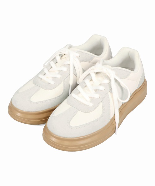 ORiental TRaffic（オリエンタルトラフィック）の「厚底ジャーマンスニーカー/OT3763（スニーカー・レディース・ブルー/ブラック/ホワイト・35/42/41/38/37/36/40/39）」の4枚目の写真