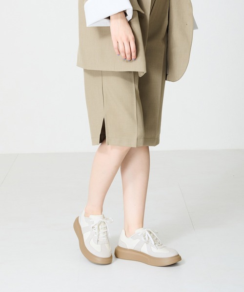 ORiental TRaffic（オリエンタルトラフィック）の「厚底ジャーマンスニーカー/OT3763（スニーカー・レディース・ブルー/ブラック/ホワイト・35/42/41/38/37/36/40/39）」の5枚目の写真