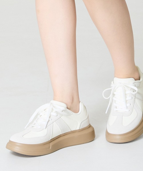 ORiental TRaffic（オリエンタルトラフィック）の「厚底ジャーマンスニーカー/OT3763（スニーカー・レディース・ブルー/ブラック/ホワイト・35/42/41/38/37/36/40/39）」の7枚目の写真