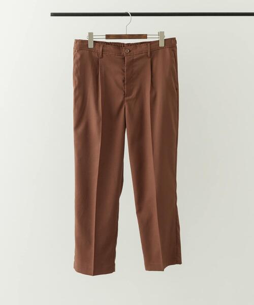 ITEMS URBANRESEARCH(アイテムズ アーバンリサーチ)の「1-tuckストレッチイージーパンツ(その他パンツ・メンズ・ブラック/ブラウン/ベージュ/グレー・MEDIUM/LARGE)」の3枚目の写真