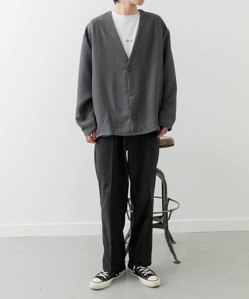 ITEMS URBANRESEARCH(アイテムズ アーバンリサーチ)の「1-tuckストレッチイージーパンツ(その他パンツ・メンズ・ブラック/ブラウン/ベージュ/グレー・MEDIUM/LARGE)」の15枚目の写真
