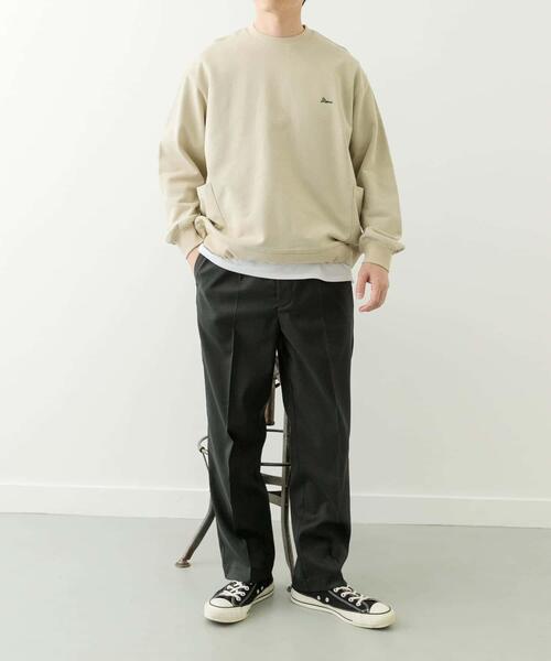 ITEMS URBANRESEARCH(アイテムズ アーバンリサーチ)の「1-tuckストレッチイージーパンツ(その他パンツ・メンズ・ブラック/ブラウン/ベージュ/グレー・MEDIUM/LARGE)」の6枚目の写真