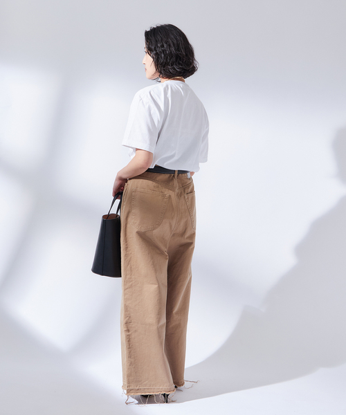 journal standard L'essage（ジャーナルスタンダードレサージュ）の「《追加》【MICKEY】ピグメントTシャツ（Tシャツ/カットソー・レディース・ブラウン/ホワイト/グレー・FREE）」の10枚目の写真