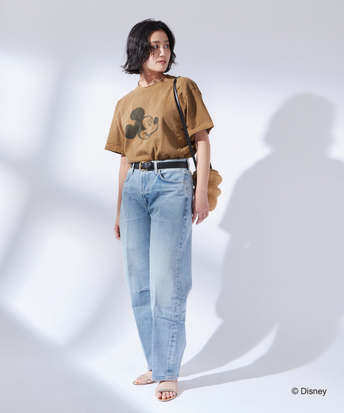 journal standard L'essage（ジャーナルスタンダードレサージュ）の「《追加》【MICKEY】ピグメントTシャツ（Tシャツ/カットソー・レディース・ブラウン/ホワイト/グレー・FREE）」の15枚目の写真