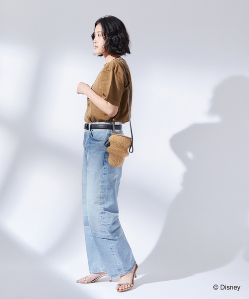 journal standard L'essage（ジャーナルスタンダードレサージュ）の「《追加》【MICKEY】ピグメントTシャツ（Tシャツ/カットソー・レディース・ブラウン/ホワイト/グレー・FREE）」の16枚目の写真