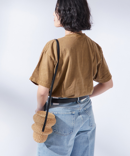 journal standard L'essage（ジャーナルスタンダードレサージュ）の「《追加》【MICKEY】ピグメントTシャツ（Tシャツ/カットソー・レディース・ブラウン/ホワイト/グレー・FREE）」の19枚目の写真