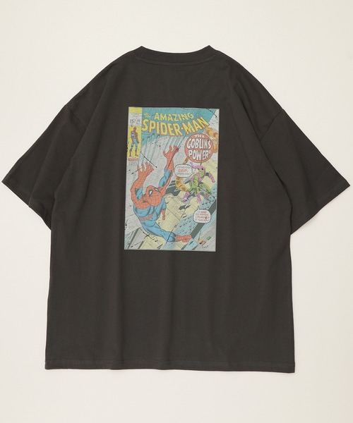 セール】【MARVEL/マーベル】ピグメント風 半袖プリントTシャツ