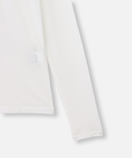 allureville(アルアバイル)の「シアー天竺ロンTEE(Tシャツ/カットソー・レディース・オフホワイト/ブラック・2)」の5枚目の写真