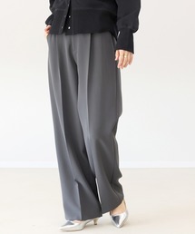 Aletta vita | フロントタックセンタープレスワイドパンツ(その他パンツ)
