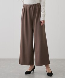 カットジョーゼットストレートパンツ