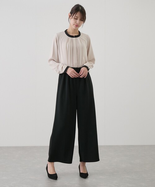 Jayro(ジャイロ)の「カットジョーゼットストレートパンツ(その他パンツ・レディース・ブラック/ブラウン系その他2・FREE)」の12枚目の写真