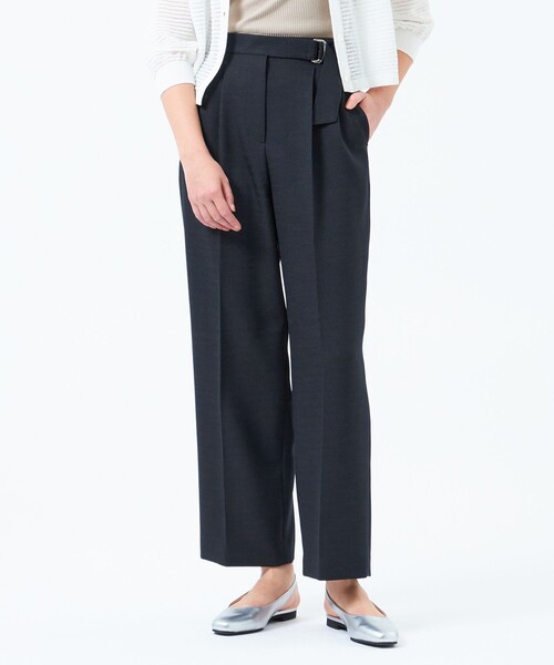 MACKINTOSH PHILOSOPHY(マッキントッシュ フィロソフィー)の「ドライタッチベルテッドパンツ(その他パンツ・レディース・ベージュ/ダークネイビー・36/38)」の1枚目の写真