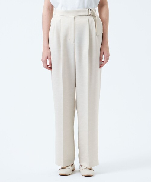MACKINTOSH PHILOSOPHY(マッキントッシュ フィロソフィー)の「ドライタッチベルテッドパンツ(その他パンツ・レディース・ベージュ/ダークネイビー・36/38)」の5枚目の写真